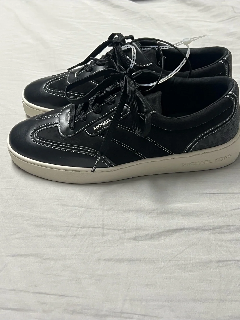 Michael Kors Women's Black Designer Fashion Sneakers